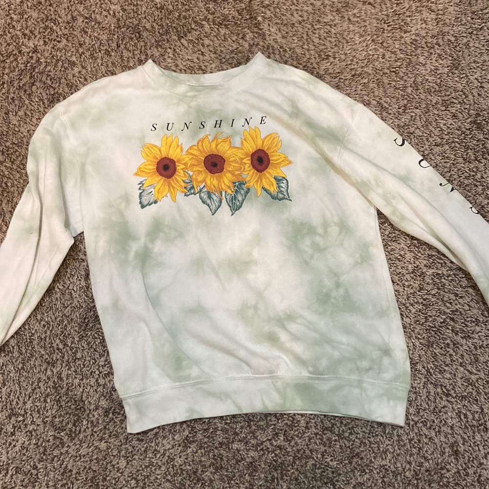 Gold rush sunflower sweater